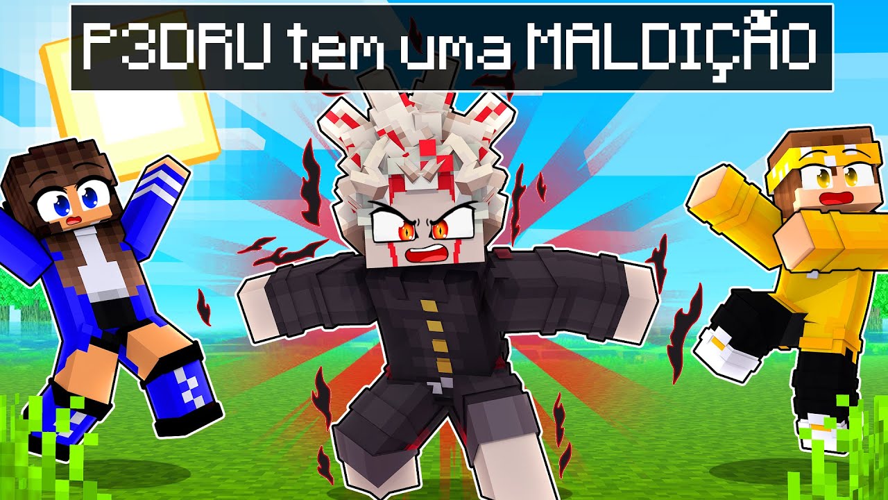 P3DRU tem uma MALDIÇÃO DENTRO DELE no Minecraft