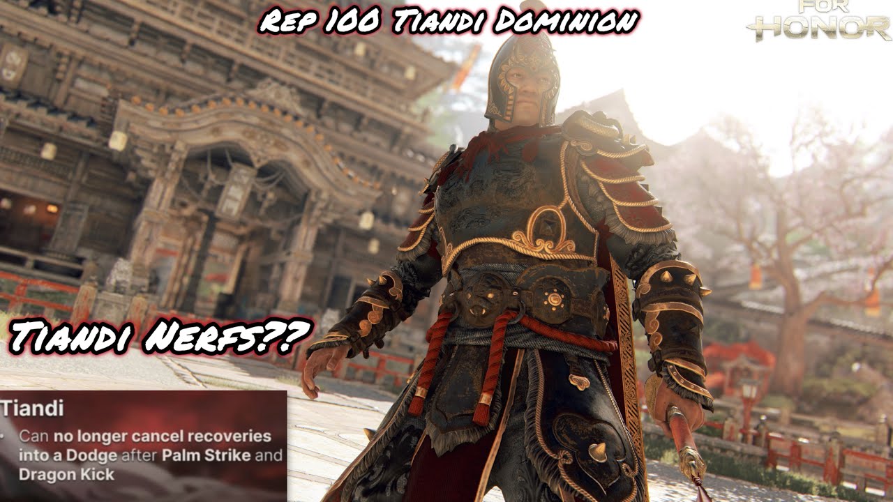 ПОСЛЕДНЕЕ видео перед нерфом Tiandi... (Tiandi 100-го уровня, режим &laquo;Захват территорий&raquo;) | For Honor