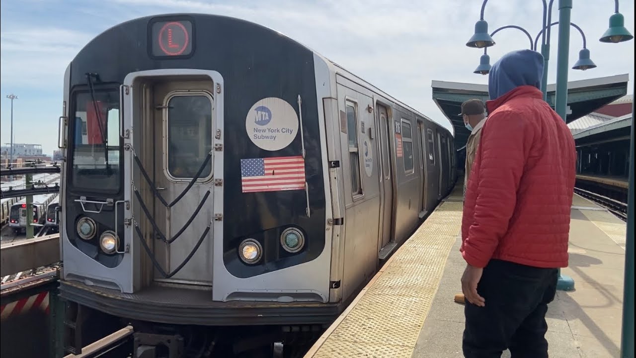 BMT Canarsie Line: (L) Trains & (L) Shuttle Train End/Begin Service @ Bway Junction (R143, R160A-1)