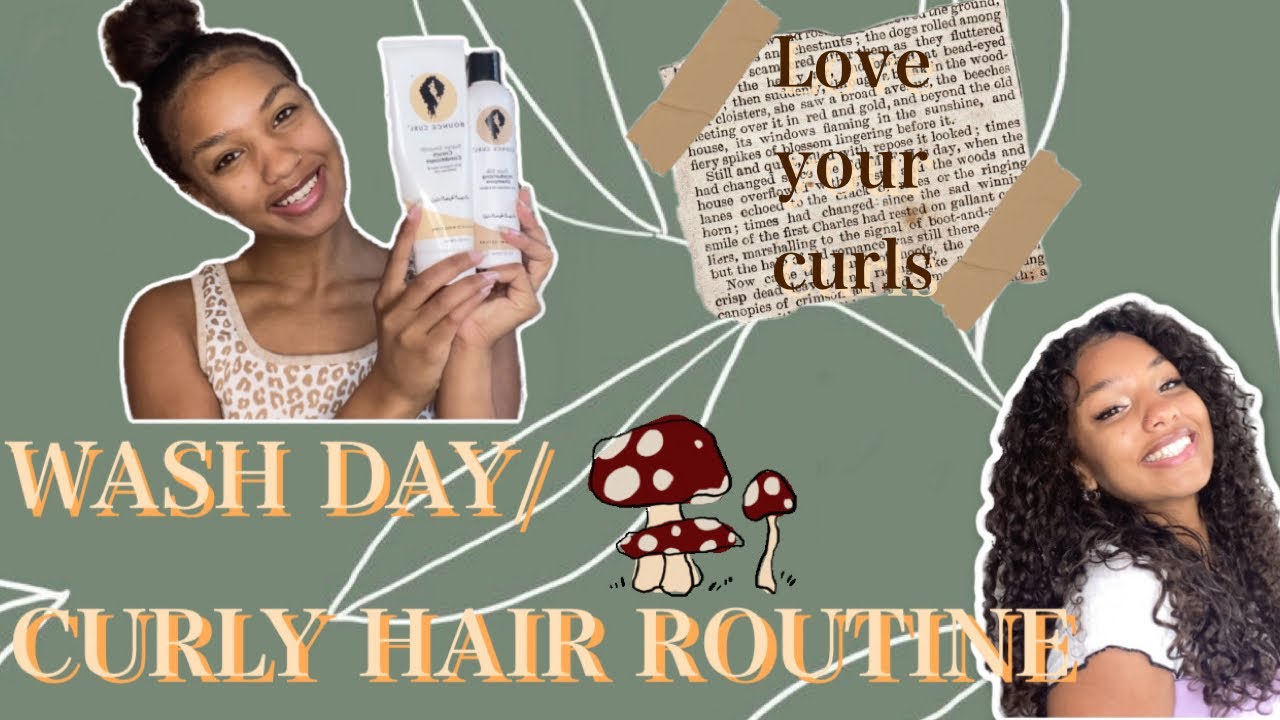 Wash day/Curly hair routine