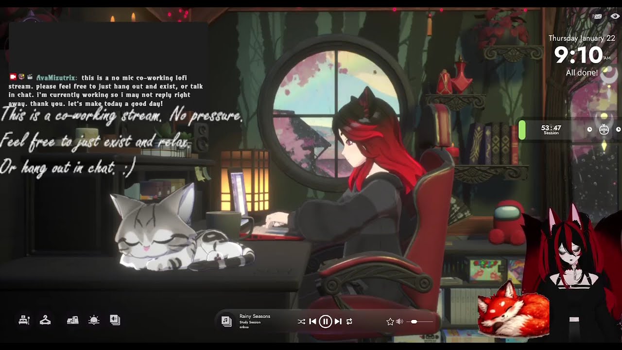 Lofi Co-working chill stream (2) | Ava VOD