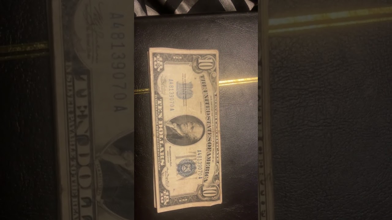 1934 silver certificate 10 dollar bill