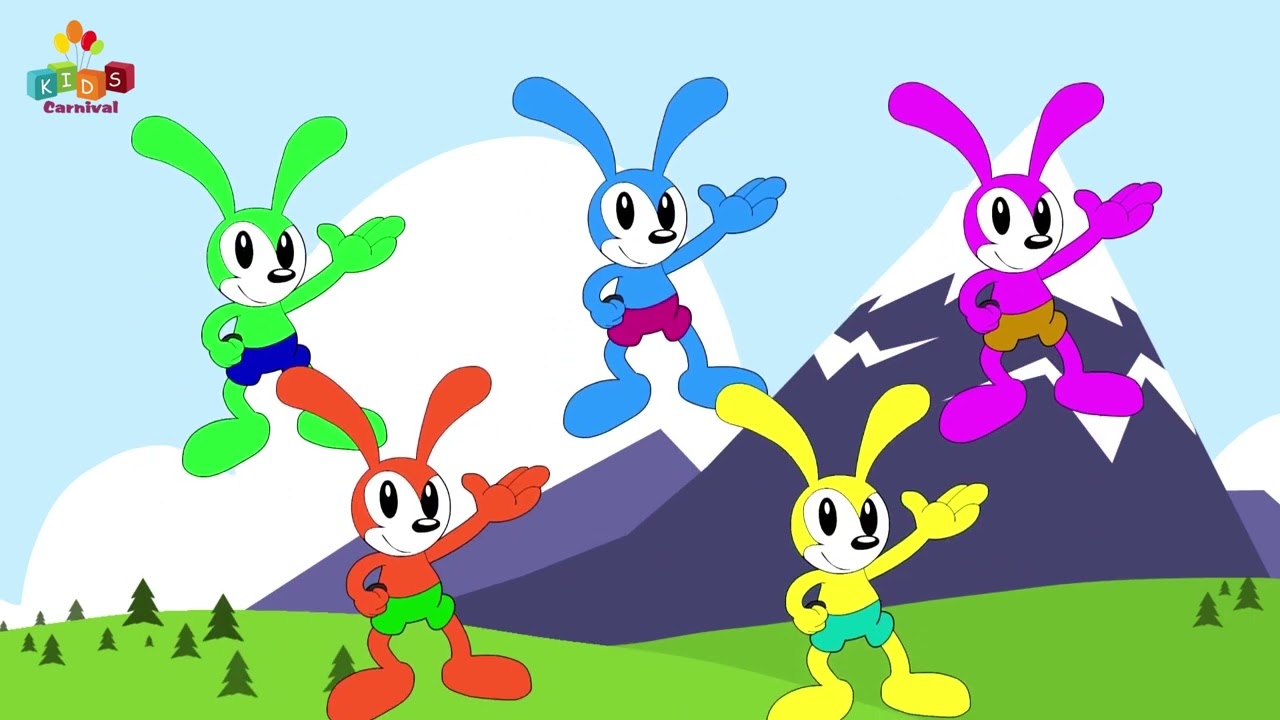 Rabbit Finger Family | Nursery Rhymes and Kids Songs | Baby Rhymes & Songs by Kinderland #Rhymes