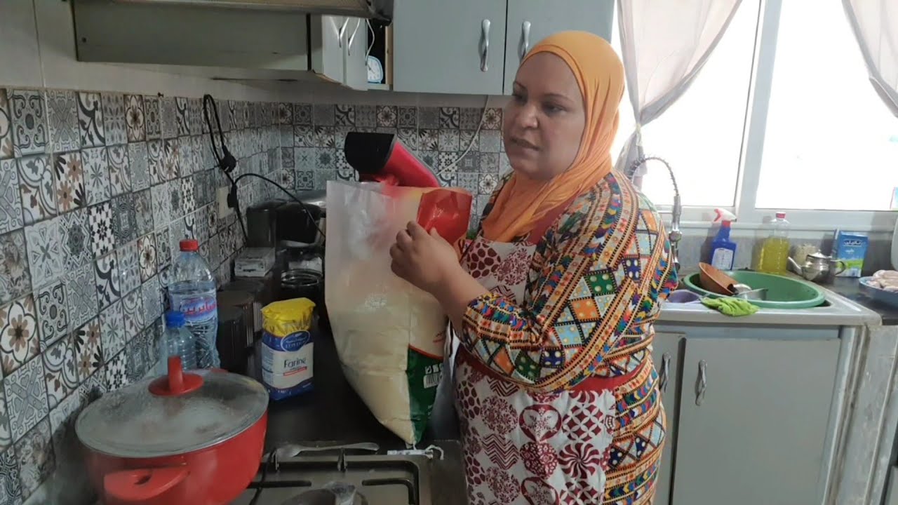 الفيديو المطلوب 🥳. طريقتي في غسل الدوارة على المباشر 💃. روتين أم تونسية نهار الثاني عيد. خبز عربي