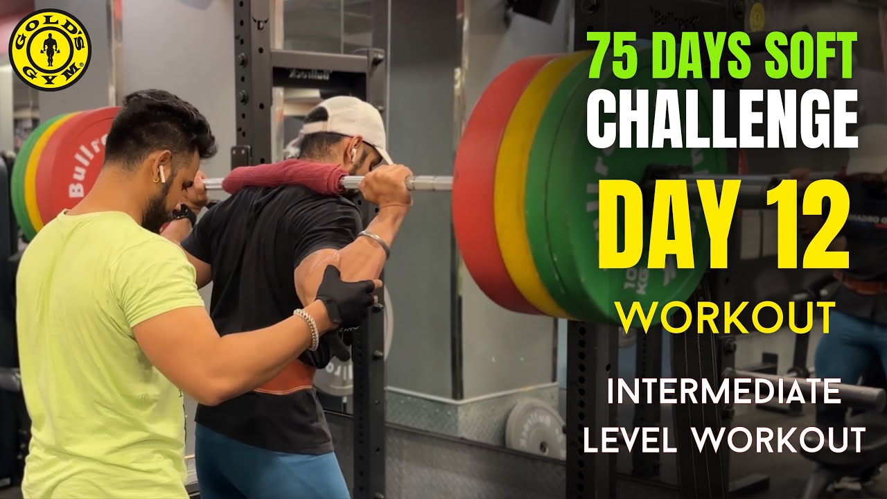 Day 12/75 Days Soft Challenge| Workout | 75Hard Challenge ka Easy version- 75Soft Challenge #75hard
