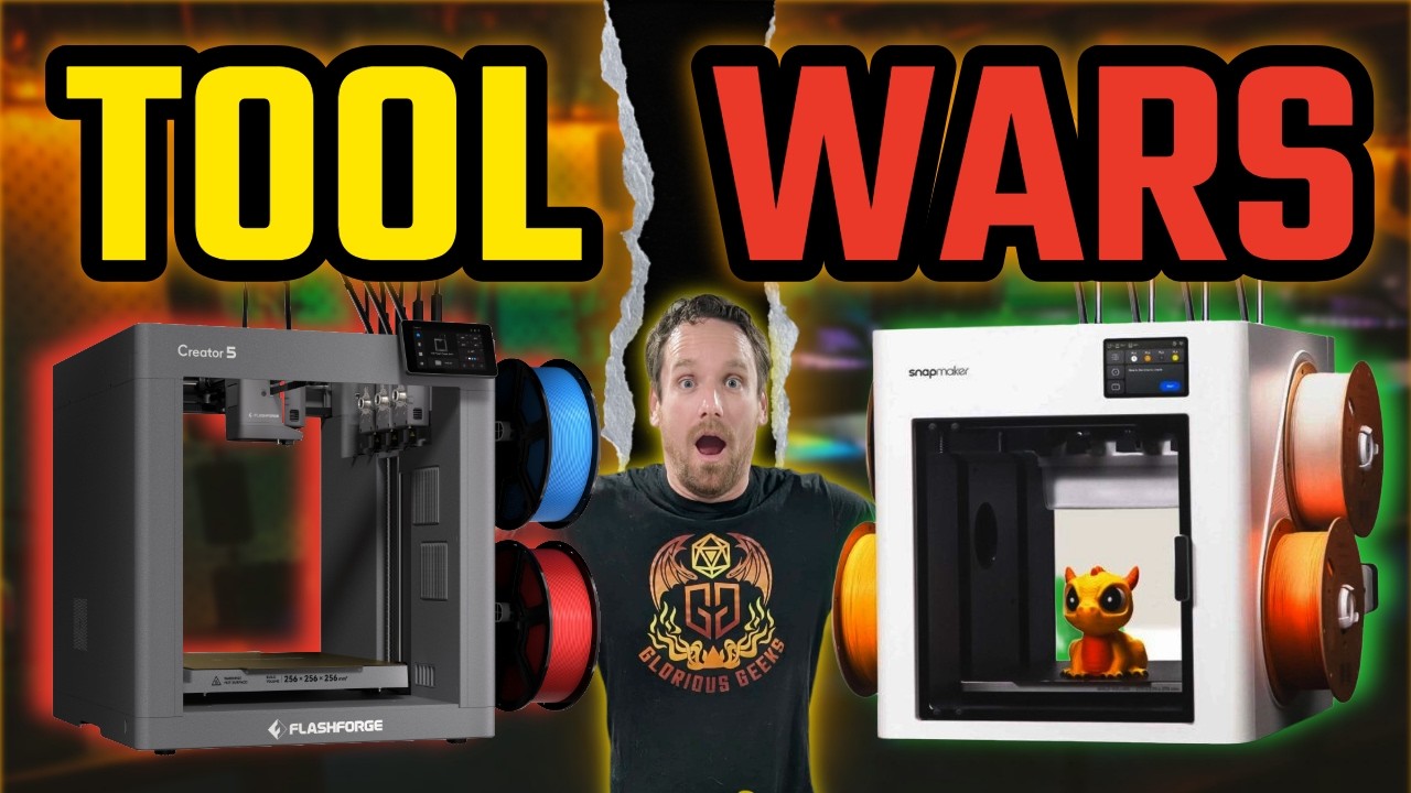 Первый взгляд на Flashforge Creator 5&hellip; Война сменных инструментов только началась