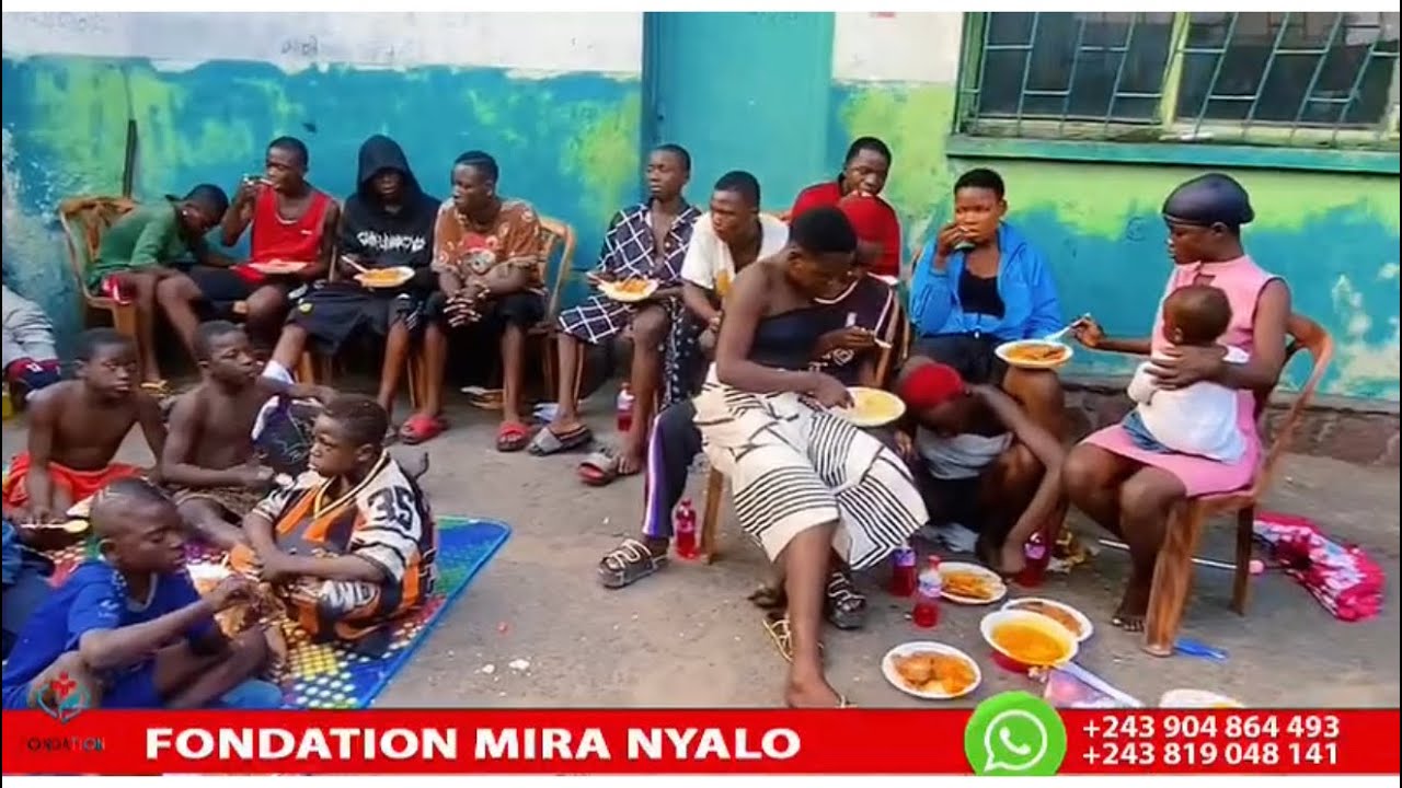 Fondation Mira Nyalo fed homeless children and adults ❤️