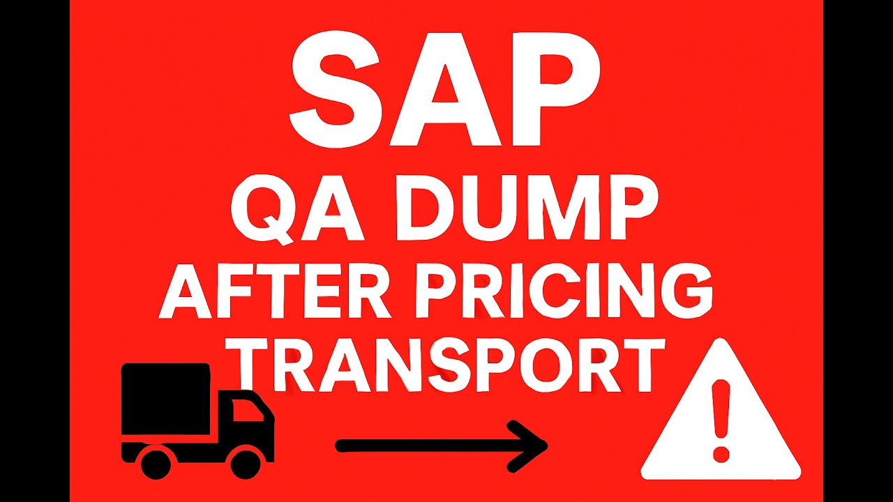 1. Сбой в системе контроля качества после переноса цен в SAP | Мой опыт