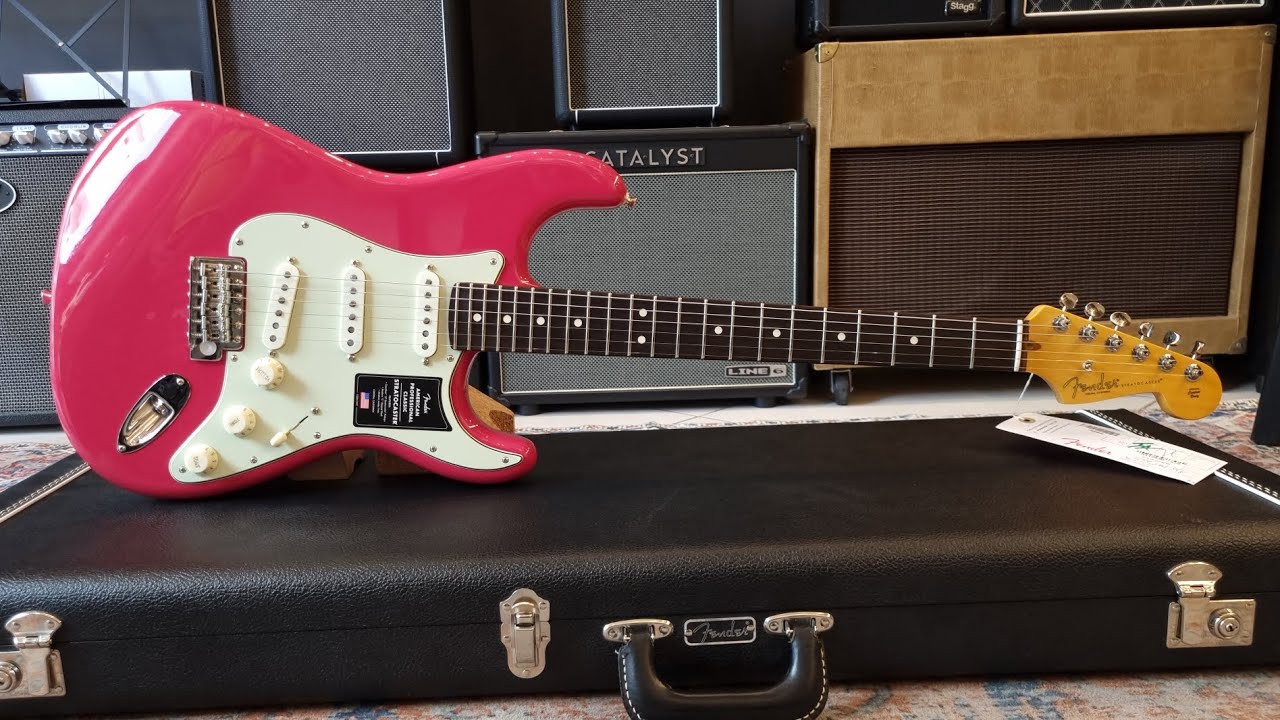 Fender American Professional Classic Stratocaster Dakota Red Faded