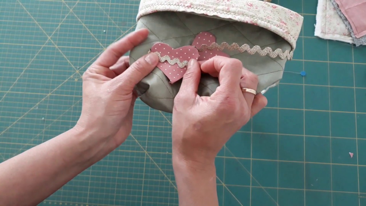 Cesta Tela Diy / canasta multiusos.