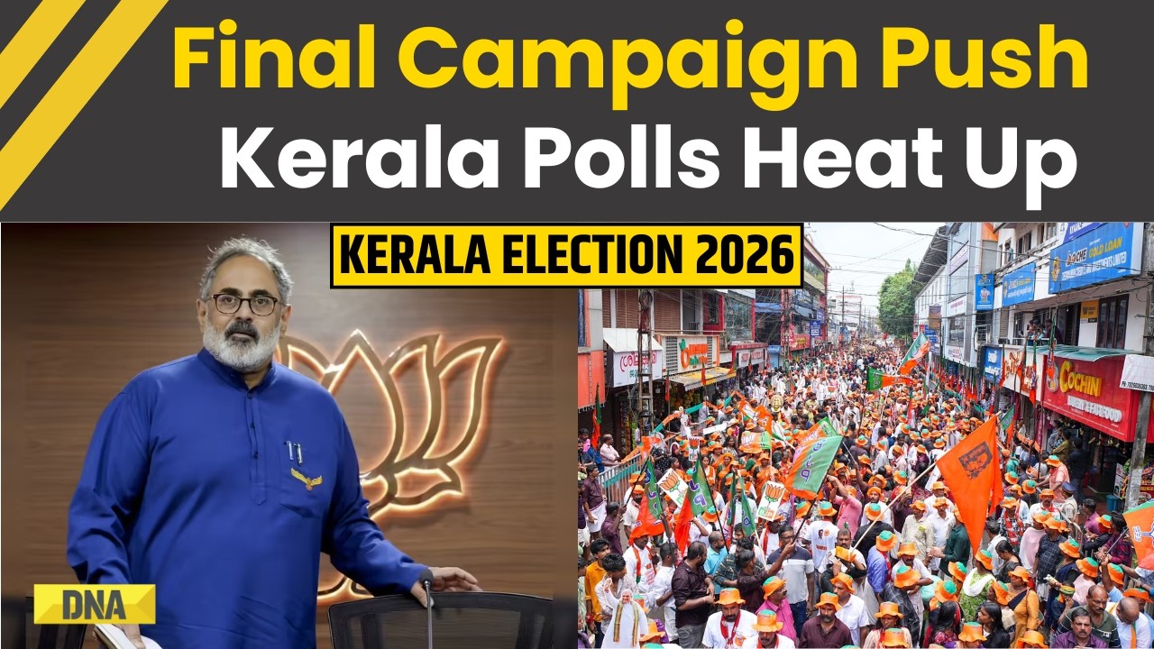 Kerala Elections 2026: Rajeev Chandrasekhar Leads Last-Minute Campaign In Thiruvananthapuram