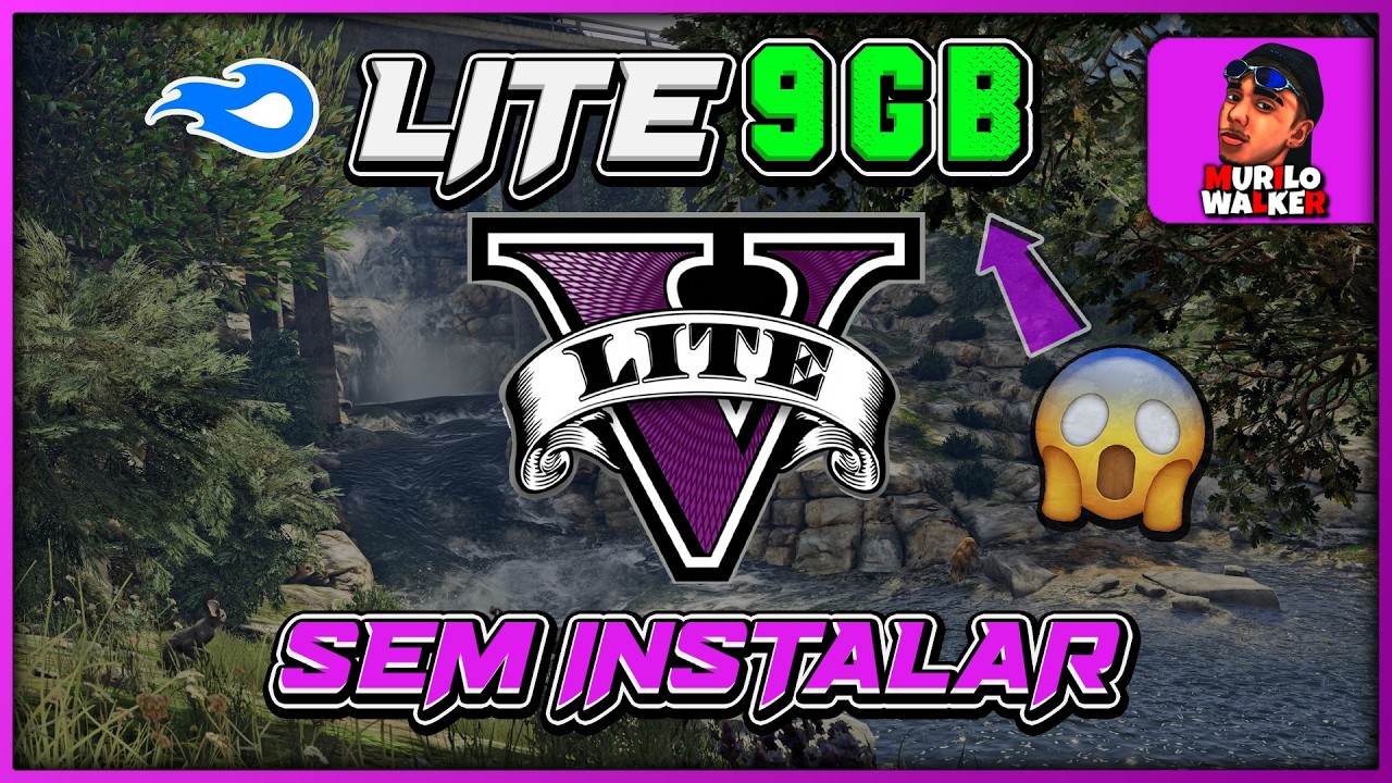 BAIXE O NOVO GTA 5 LITE DE 9GB P/ PC SEM ERROS E CRASHES | PORTATIL E FUNCIONA MOBILE (2 gb ram)