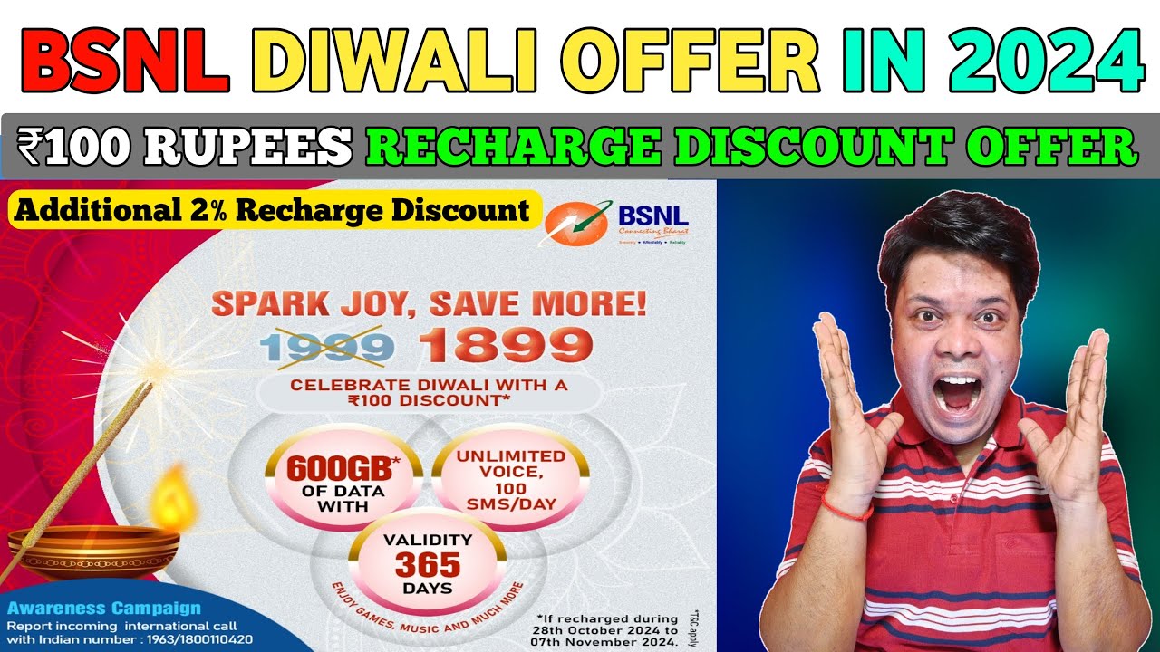 BSNL Diwali Offer 2024 | BSNL 1899 Plan Details | BSNL 1899 Plan | BSNL Diwali Offer