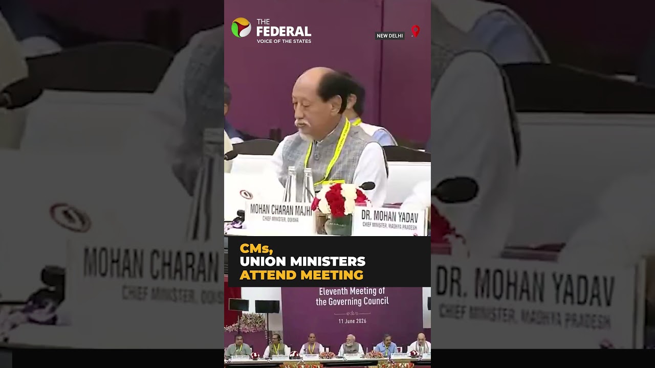 PM Modi chairs NITI Aayog meet with CMs, Union ministers | #shorts