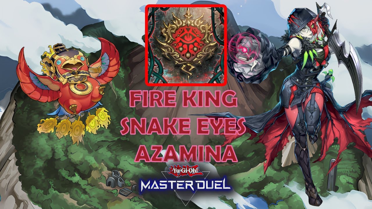 Yu-Gi-Oh! Master Duel Fire King Snake-Eye Azamina Rank April 2025 Session 40