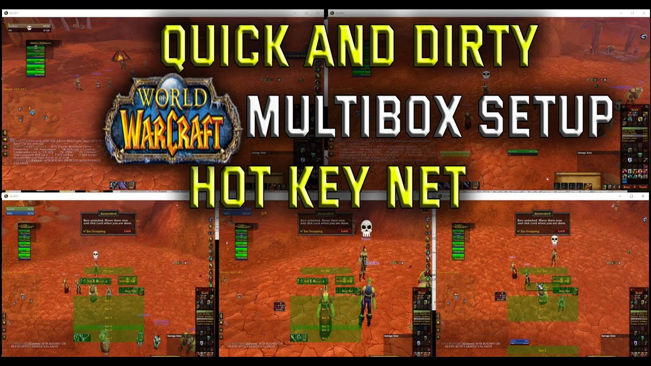 Setting up Melee and Ranged Combo in Multiboxing | WoW Multiboxing