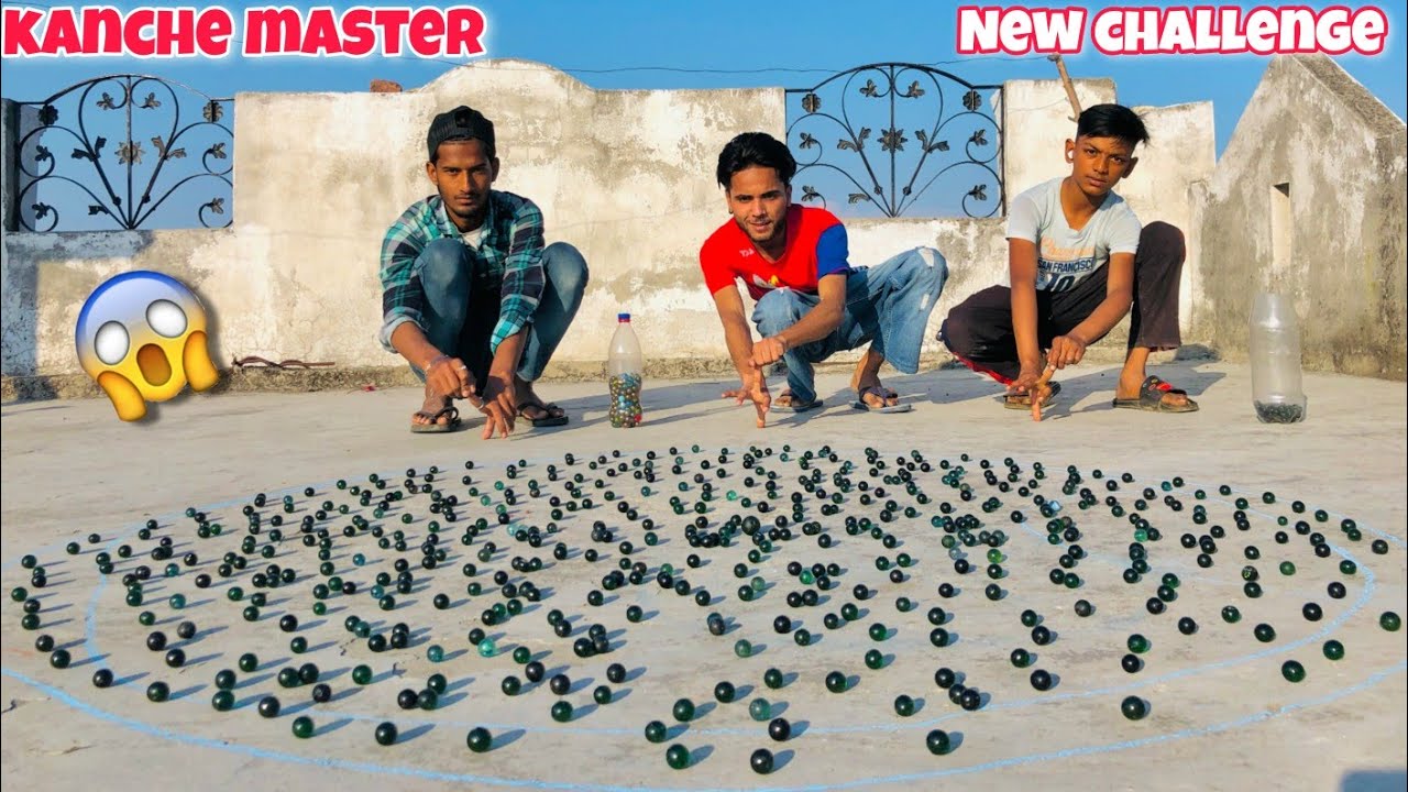 Kanche Master 😍 || New Challenge😱 || Kanche Kaise Khelte Hai || Village Game Kanche * Bante *