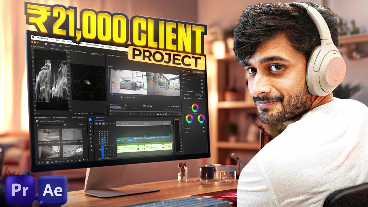 POV: You’re Editing a ₹21,000 Client Project (Full Process)