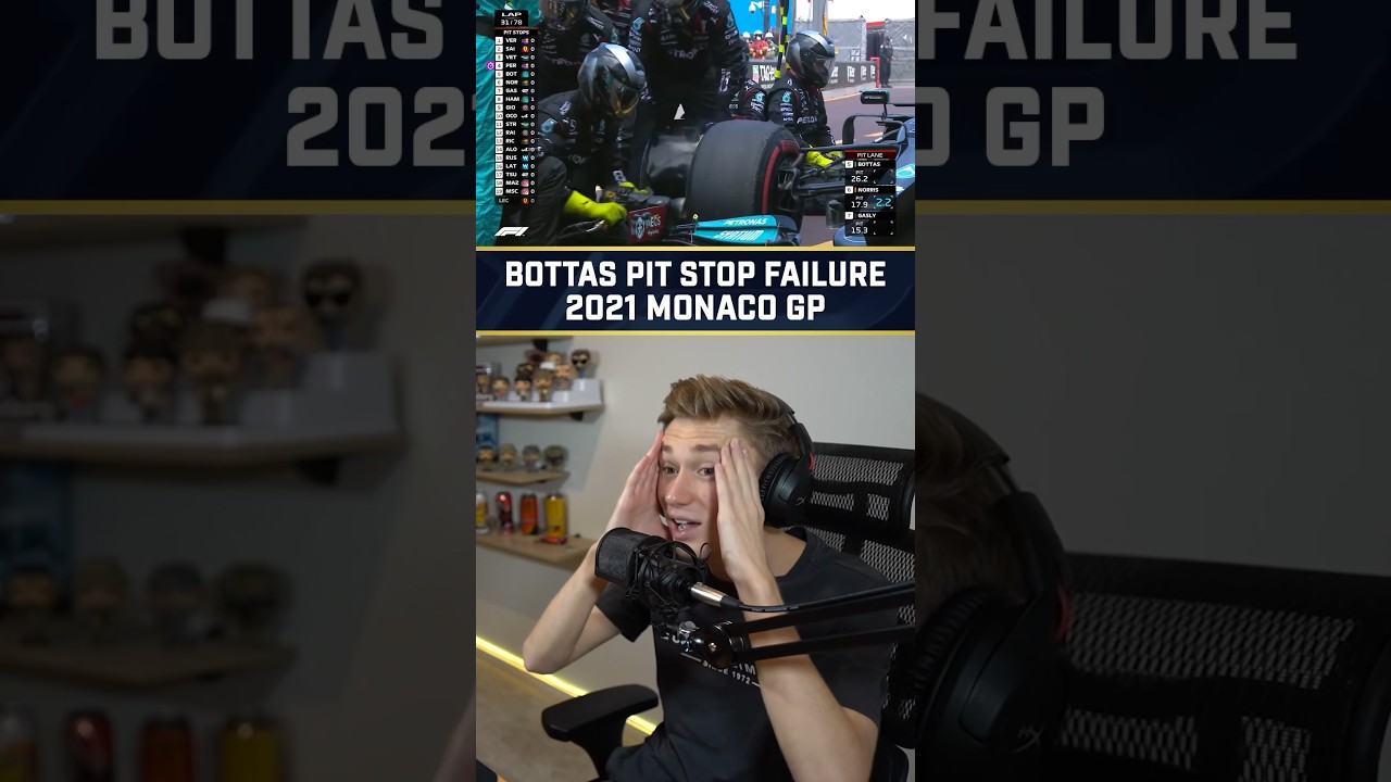 Bottas Pit Stop Failure Live Reaction - 2021 Monaco Grand Prix