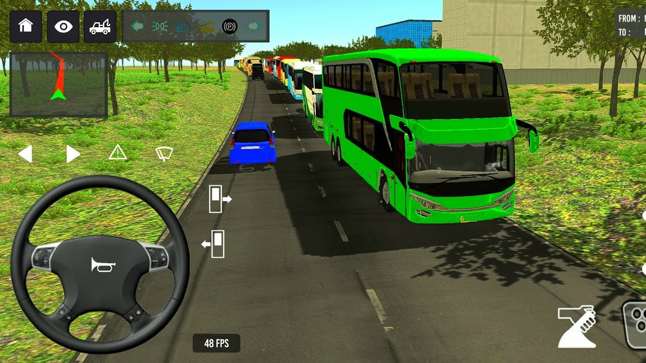 Indonesia City Bus Driving 🚌 | Euro Coach BUS SIMULATOR INDONESIA | Android 2026 Gameplay 🔥