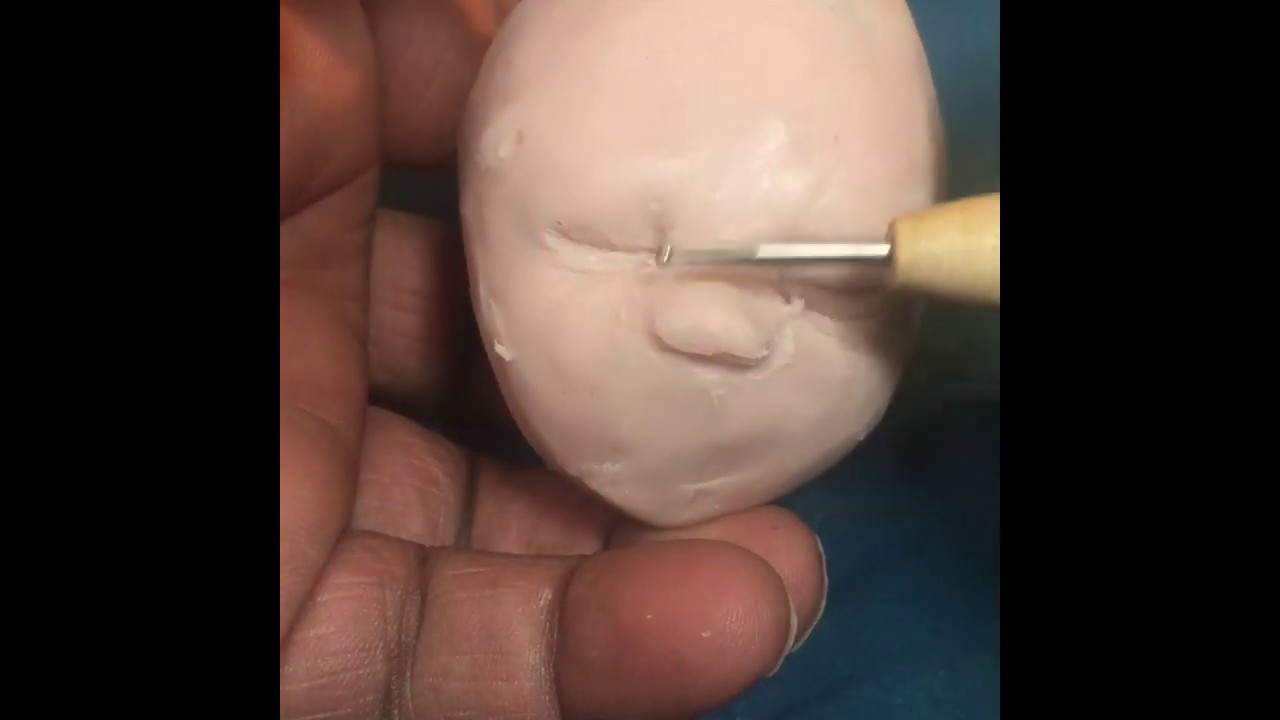 Speed Sculpting a Mini Baby Face