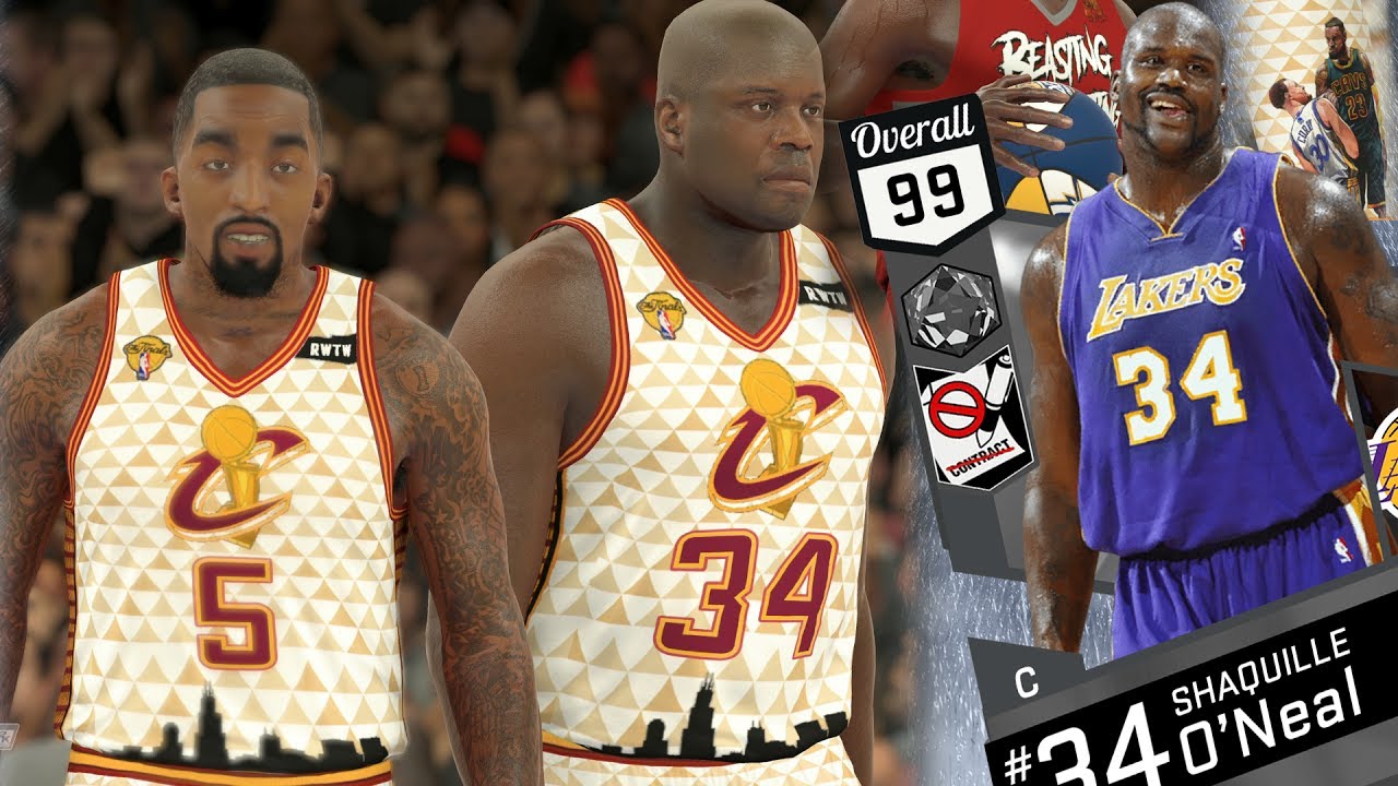 NBA 2K17 My Team - No Halftime Report! FA Shaq Cavs Theme! PS4 Pro 4K