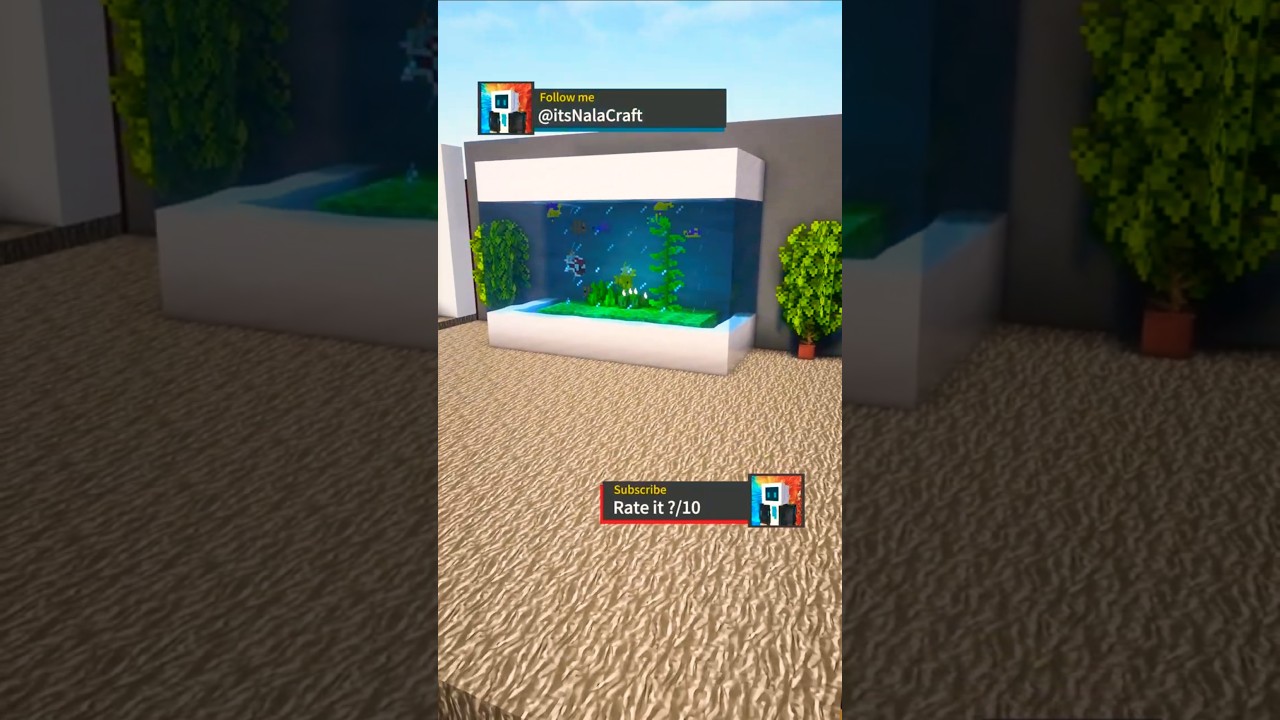 Minecraft Realistic Aquarium 🐠 (Tek It Sped Up) 