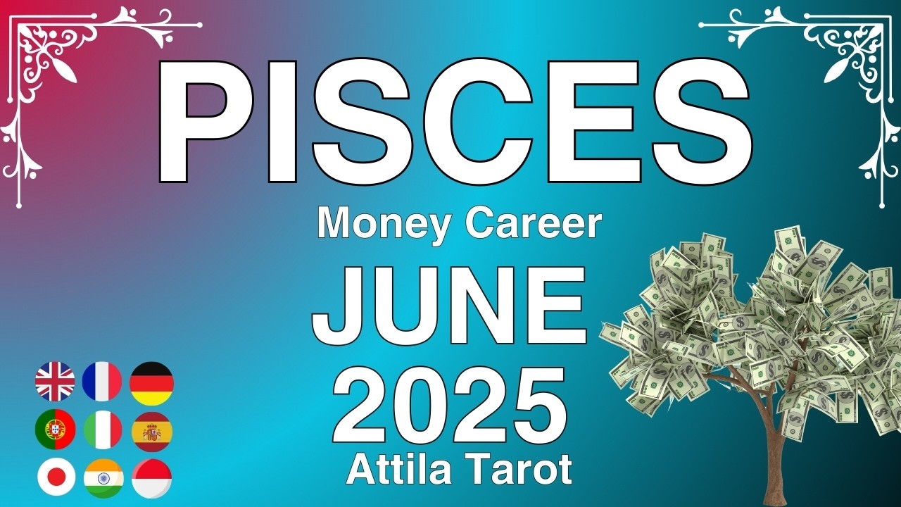 ♓️ Pisces June 2025 Happy Happy Money Career Finance Tarot Reading