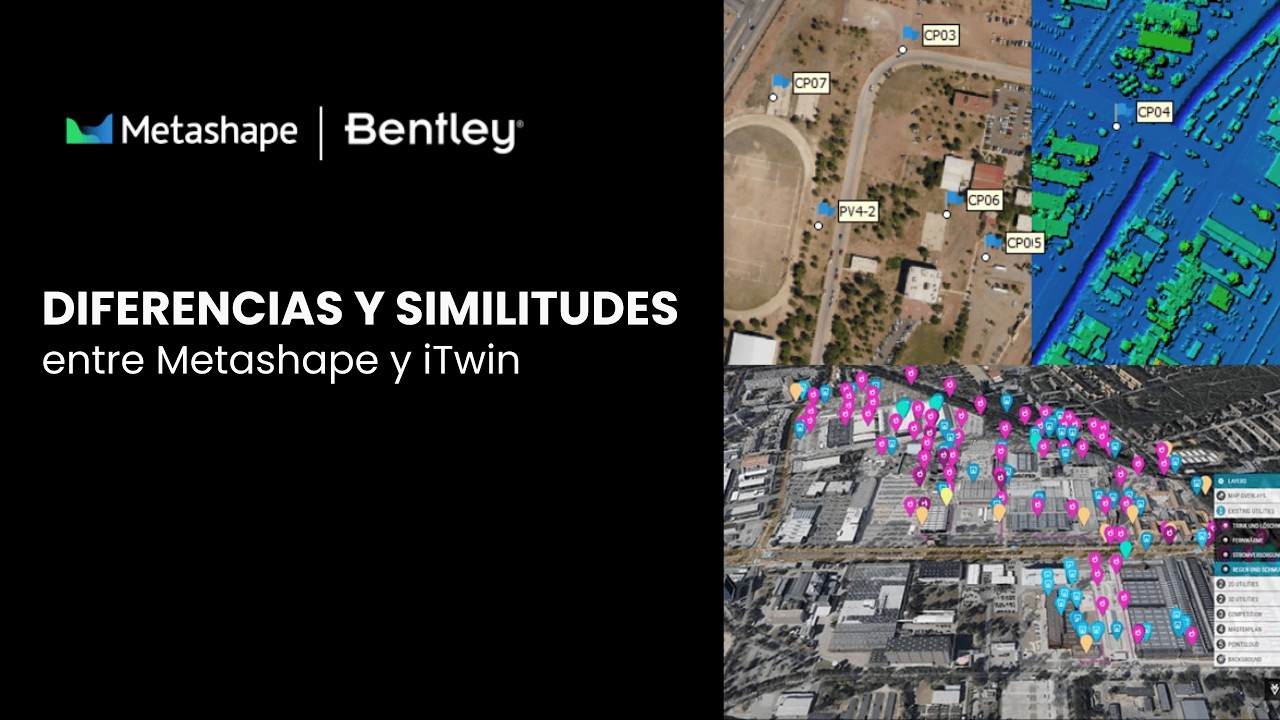 Metashape vs iTwins: flujos de trabajo, casos de uso y aplicaciones reales