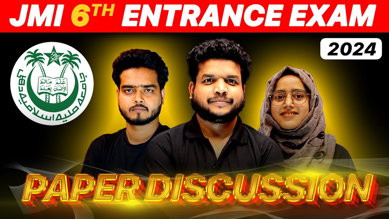 Class 6 Jamia Millia Islamia Entrance Exam 2024 | PAPER SOLUTION | DISCUSSION