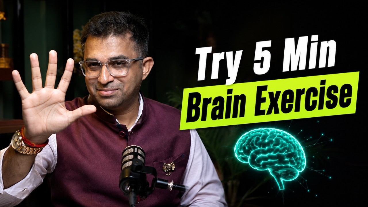 5 Minute Brain Exercise to Improve Focus | Brain Gym Challenge