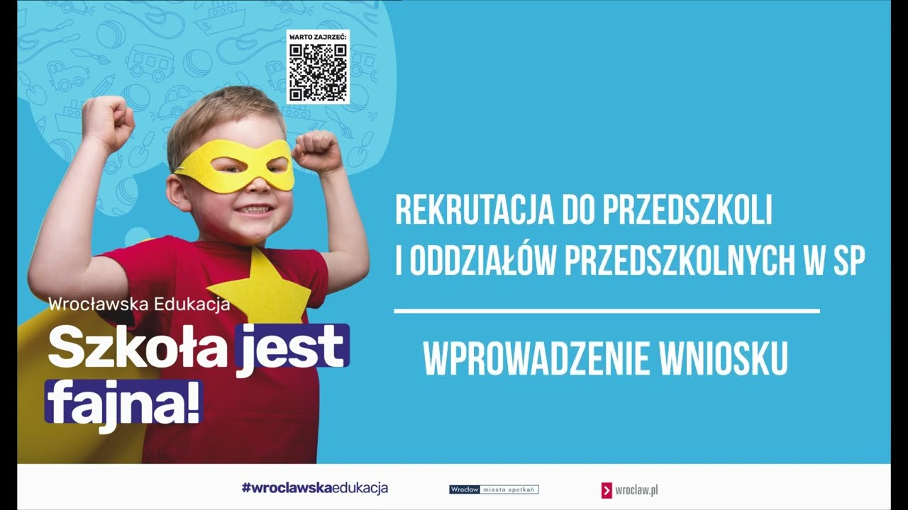 Rekrutacja do przedszkoli i oddziałów przedszkolnych w SP - wprowadzanie wniosku