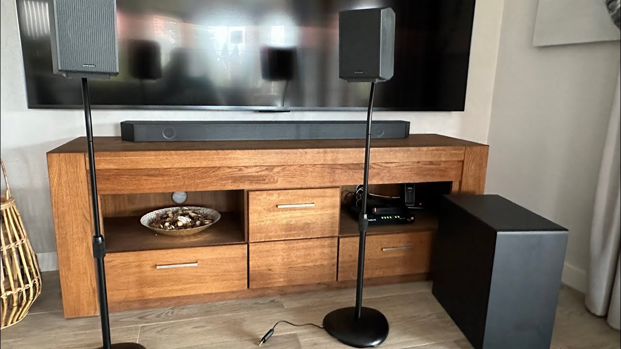Stand Samsung Soundbars Q990 Q930 Speaker Stand Yamaha Logitech Uniwersal