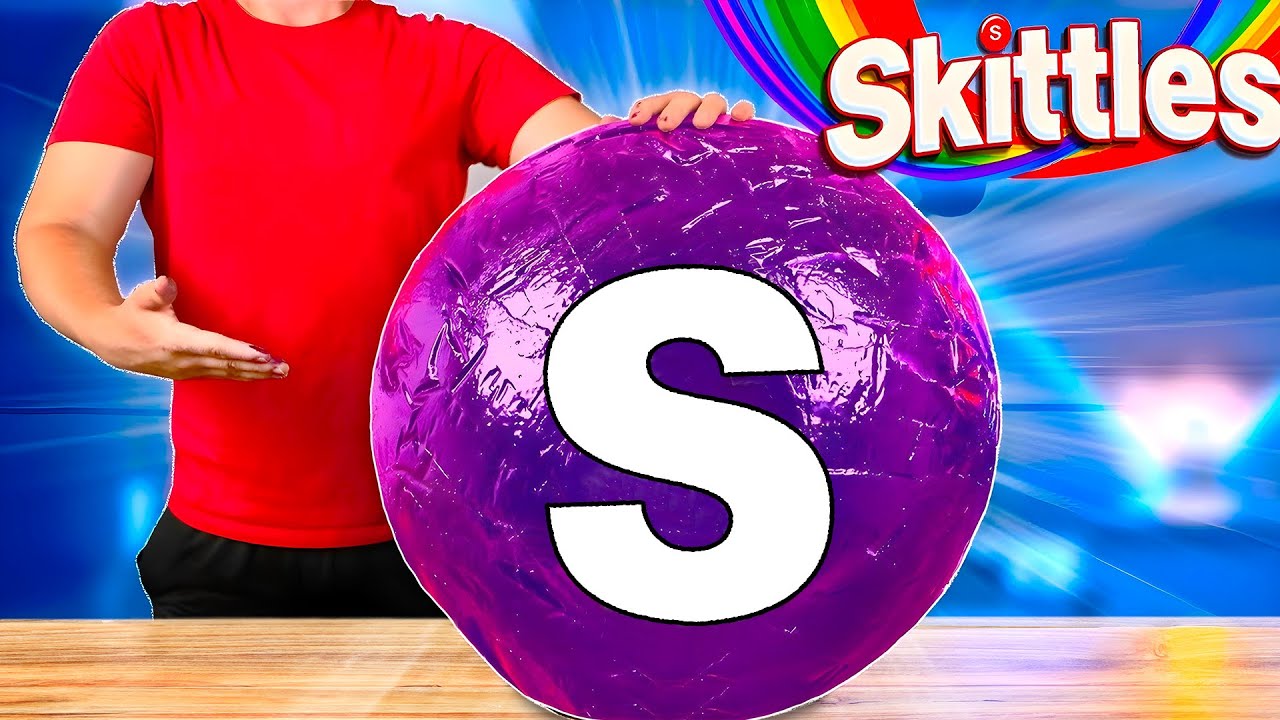 Ogromny Skittles | Jak zrobić największy na świecie Skittles od VANZAI