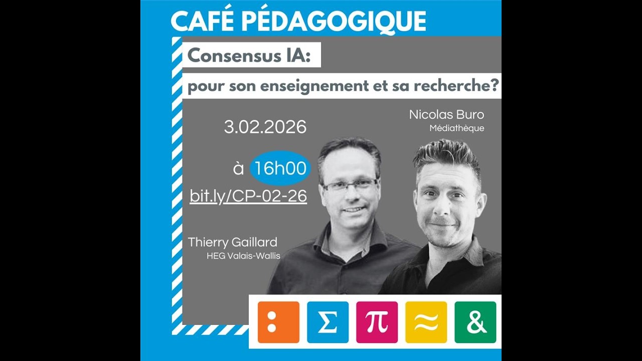Café pédagogique no 47 // Thierry Gaillard et Nicolas Buro Consensus IA
