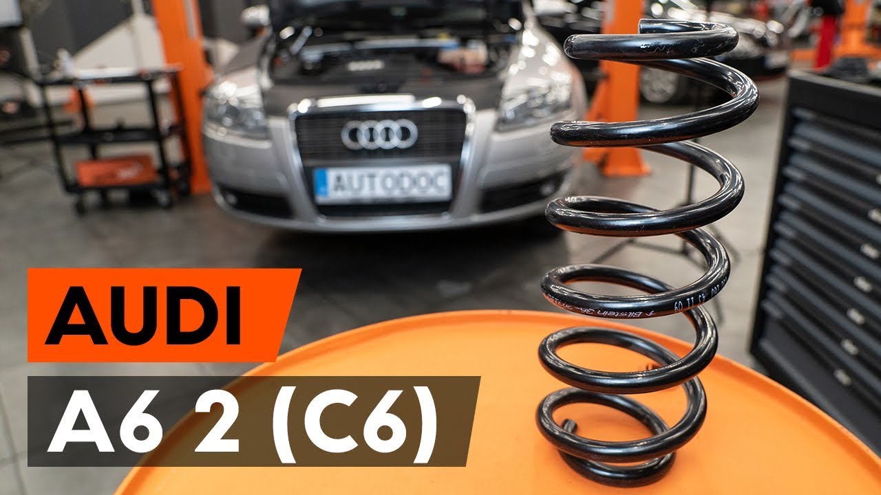 Comment remplacer ressort de suspension avant sur AUDI A6 2 (C6) [TUTORIEL AUTODOC]