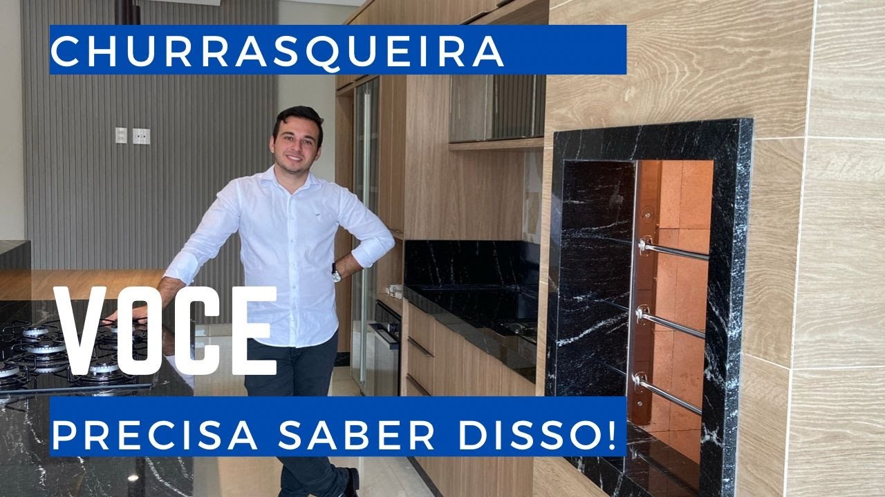 COMO FAZER UMA CHURRASQUEIRA MODERNA REVESTIDA - Obra pronta