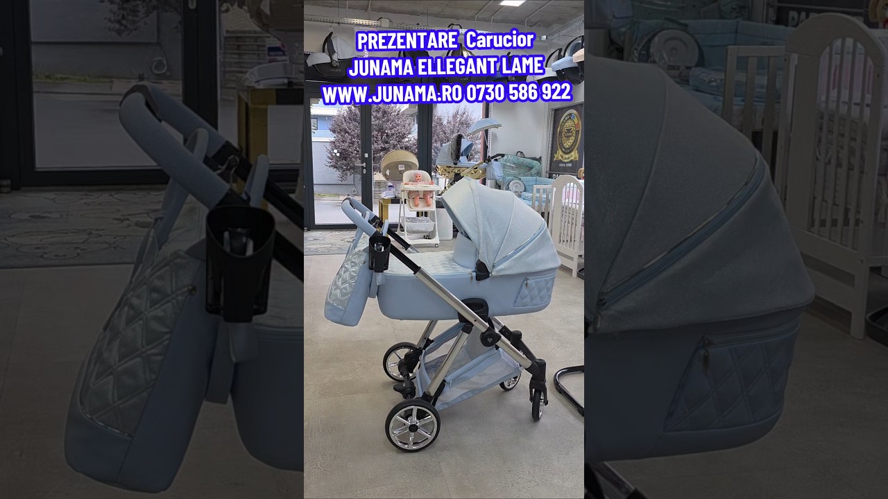 Carucior Junama Elegant, Showroom  @tinytotsbebecluj Cluj-Napoca #junama #romania #caruciorcopii