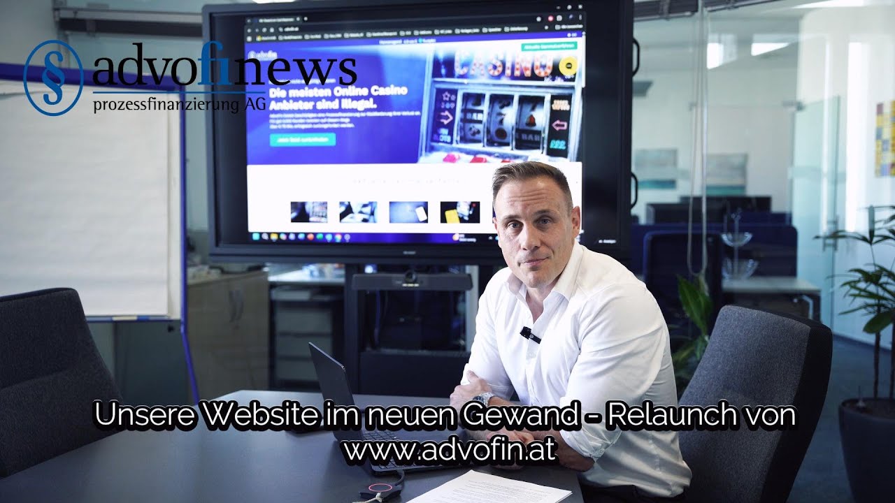 AdvoFinews Episode 13: www.advofin.at im neuen Gewand