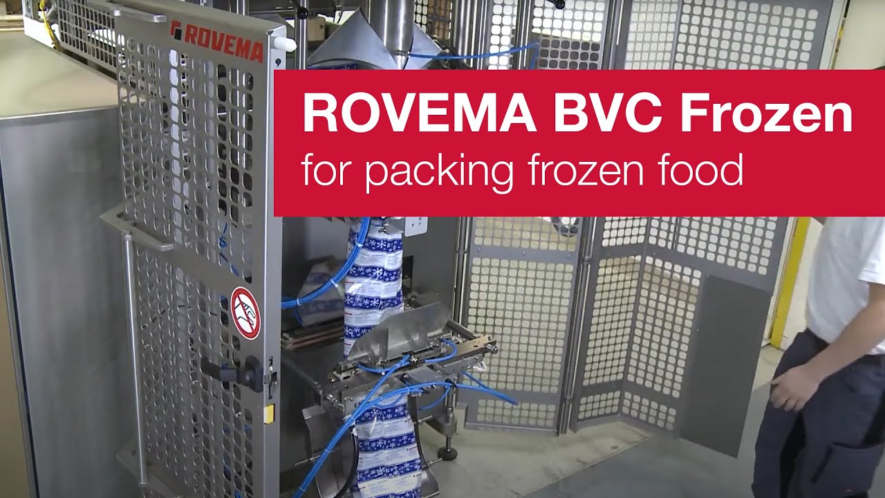Form Fill and Seal Machine BVC 400 Frozen for packing frozen food | ROVEMA