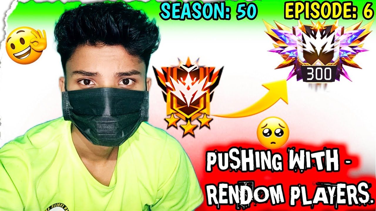 Road to Grandmaster 😴 Season 50 Br Ranked pushing with Rendom Players 😐🥲 Garena Free Fire 🇮🇳🔥