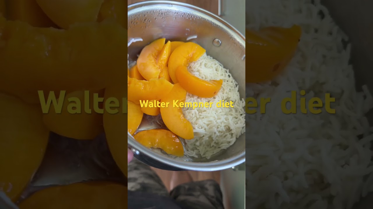 What I eat for breakfast Walter Kempner Diet #carbs #durianrider