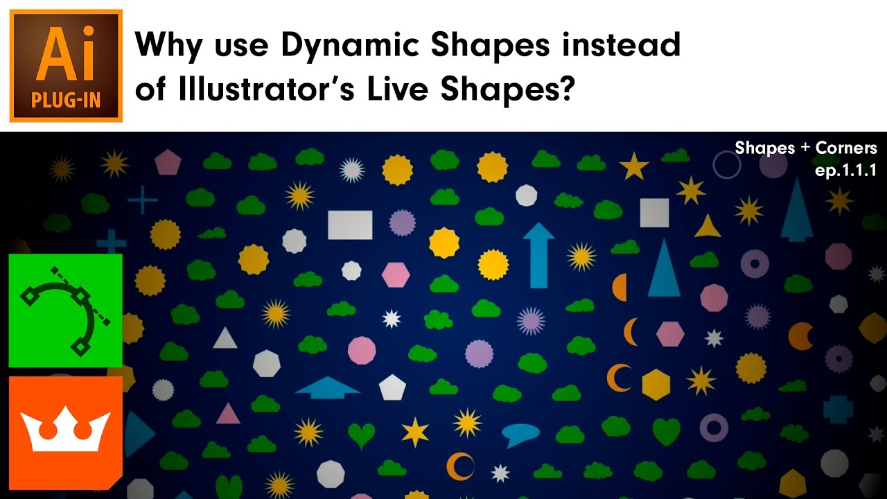 Why use Dynamic Shapes instead of Illustrators Live Shapes? | VectorScribe