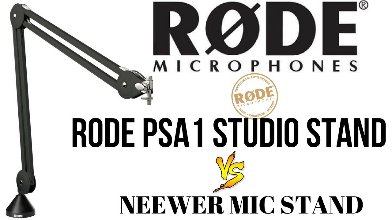 RODE PSA1 STUDIO ARM MICROPHONE STAND AS CAMERA STAND