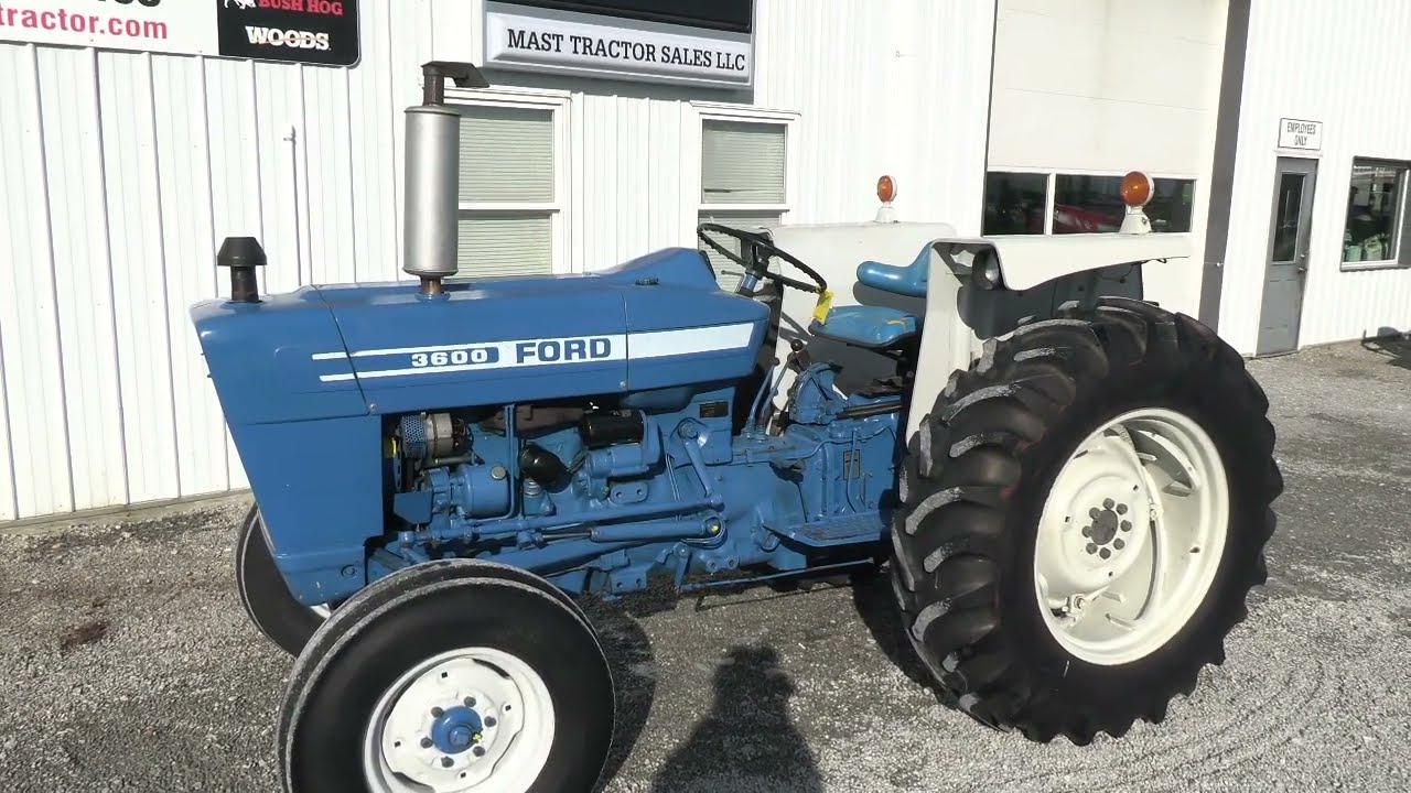 1976 Ford 3600 2wd, Open Station Tractor! Good Condition! For Sale by Mast Tractor Sales