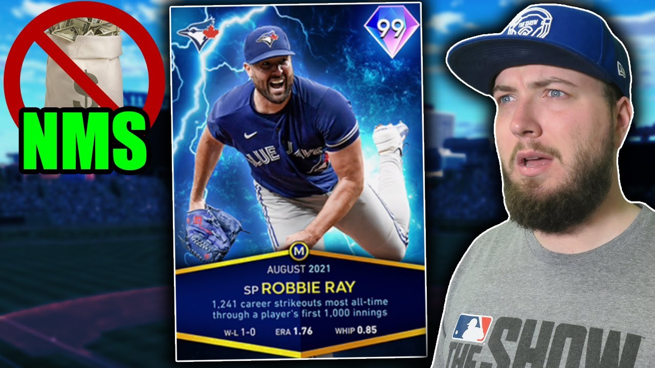 Completed August POTM Program for 99 Robbie Ray on No Money Spent! MLB The Show 21 Diamond Dynasty