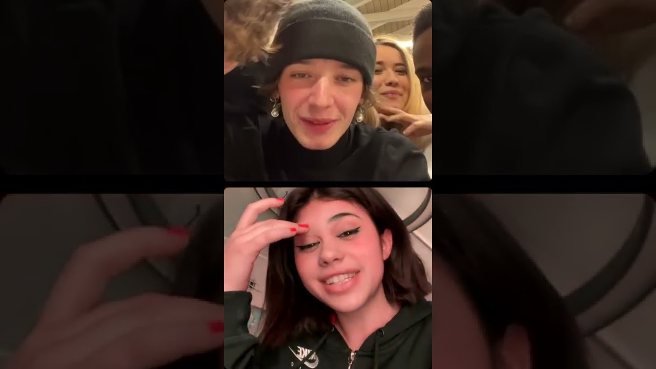 Giulia Sara Salemi ed Er Gennaro insieme in diretta - Live 25/01/2022