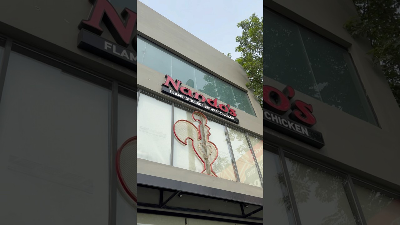 Calling all chicken lovers! Nando&rsquo;s Johar Town is a must-try. 100% worth it #shorts #youtubeshorts