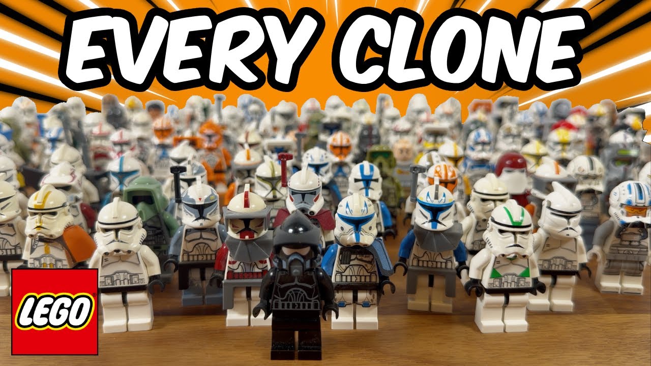 I Collected Every LEGO Star Wars Clone Trooper