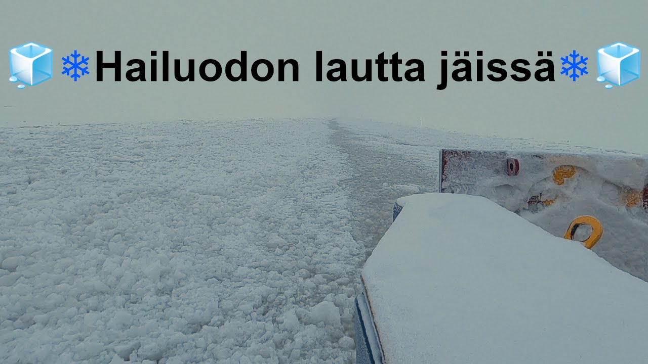🧊❄ Hailuodon lautta jäissä 🧊❄